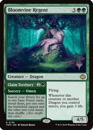 Image of Bloomvine Regent (Promo Pack) [Tarkir: Dragonstorm Promos]