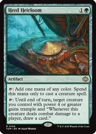 Image of Herd Heirloom (Promo Pack) [Tarkir: Dragonstorm Promos]