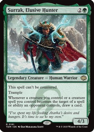 Image of Surrak, Elusive Hunter [Tarkir: Dragonstorm Promos]