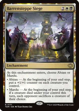 Image of Barrensteppe Siege (Promo Pack) [Tarkir: Dragonstorm Promos]
