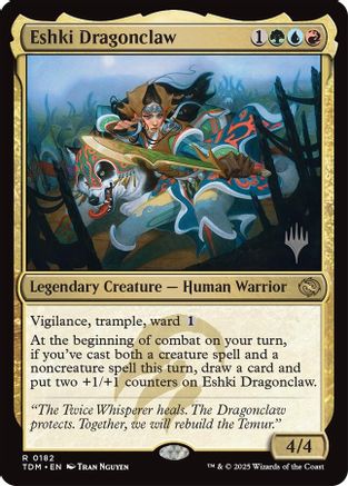 Image of Eshki Dragonclaw [Tarkir: Dragonstorm Promos]