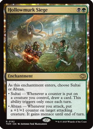 Image of Hollowmurk Siege (Promo Pack) [Tarkir: Dragonstorm Promos]