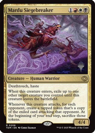 Image of Mardu Siegebreaker (Promo Pack) [Tarkir: Dragonstorm Promos]