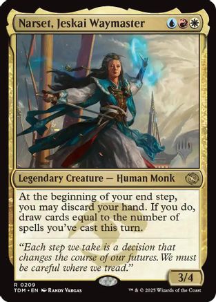 Image of Narset, Jeskai Waymaster (Promo Pack) [Tarkir: Dragonstorm Promos]