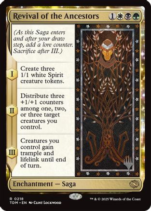 Image of Revival of the Ancestors (Promo Pack) [Tarkir: Dragonstorm Promos]