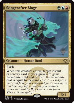 Image of Songcrafter Mage (Promo Pack) [Tarkir: Dragonstorm Promos]