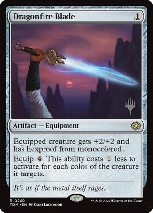Image of Dragonfire Blade (Promo Pack) [Tarkir: Dragonstorm Promos]