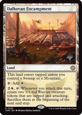 Image of Dalkovan Encampment (Promo Pack) [Tarkir: Dragonstorm Promos]