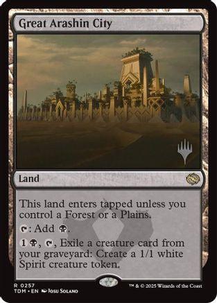 Image of Great Arashin City (Promo Pack) [Tarkir: Dragonstorm Promos]
