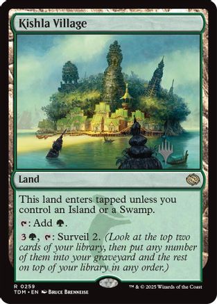 Image of Kishla Village (Promo Pack) [Tarkir: Dragonstorm Promos]