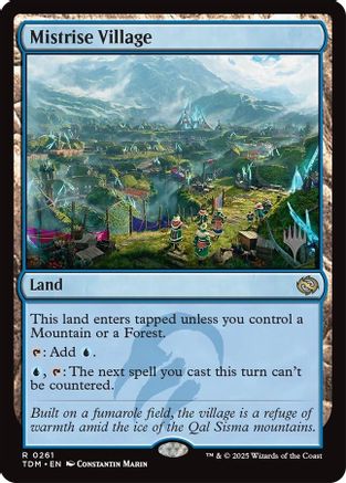 Image of Mistrise Village (Promo Pack) [Tarkir: Dragonstorm Promos]