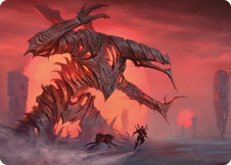 Image of Red Sun's Zenith Art Card [Phyrexia: All Will Be One Art Series]