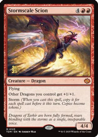 Image of Stormscale Scion [Tarkir: Dragonstorm Prerelease Promos]
