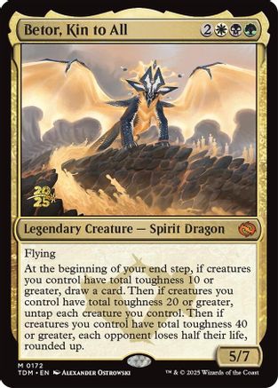 Image of Betor, Kin to All [Tarkir: Dragonstorm Prerelease Promos]