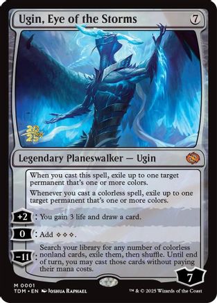 Image of Ugin, Eye of the Storms [Tarkir: Dragonstorm Prerelease Promos]