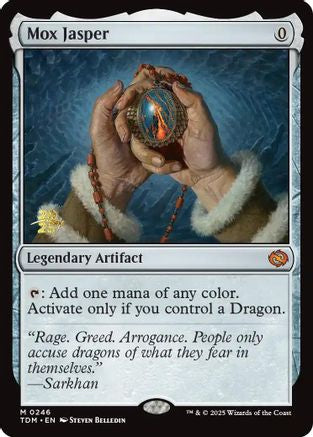 Image of Mox Jasper [Tarkir: Dragonstorm Prerelease Promos]