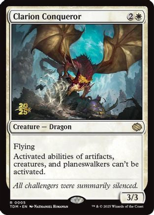 Image of Clarion Conqueror [Tarkir: Dragonstorm Prerelease Promos]