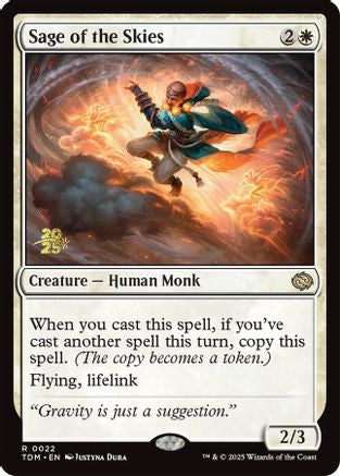 Image of Sage of the Skies [Tarkir: Dragonstorm Prerelease Promos]