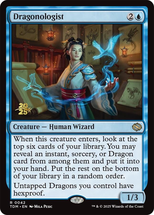 Image of Dragonologist [Tarkir: Dragonstorm Prerelease Promos]