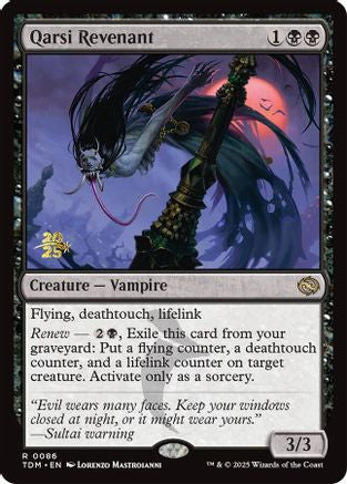 Image of Qarsi Revenant [Tarkir: Dragonstorm Prerelease Promos]