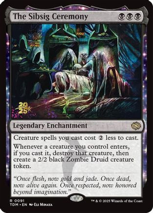 Image of The Sibsig Ceremony [Tarkir: Dragonstorm Prerelease Promos]