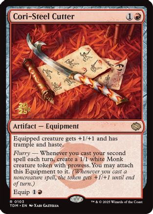 Image of Cori-Steel Cutter [Tarkir: Dragonstorm Prerelease Promos]