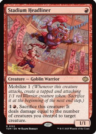 Image of Stadium Headliner [Tarkir: Dragonstorm Prerelease Promos]