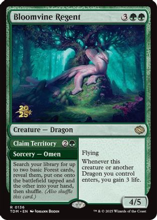 Image of Bloomvine Regent [Tarkir: Dragonstorm Prerelease Promos]