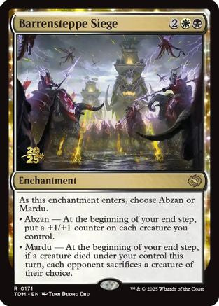 Image of Barrensteppe Siege [Tarkir: Dragonstorm Prerelease Promos]