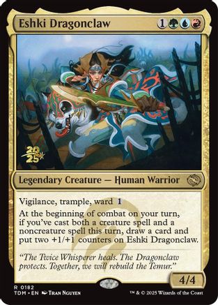 Image of Eshki Dragonclaw [Tarkir: Dragonstorm Prerelease Promos]