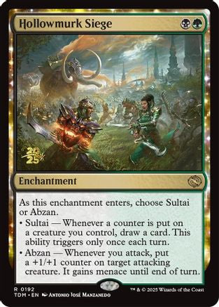 Image of Hollowmurk Siege [Tarkir: Dragonstorm Prerelease Promos]