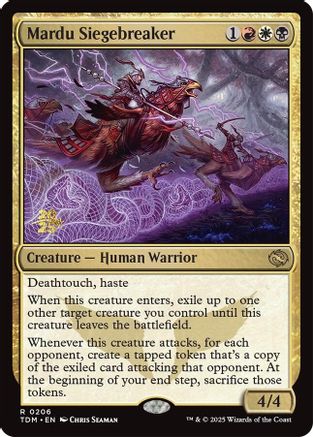 Image of Mardu Siegebreaker [Tarkir: Dragonstorm Prerelease Promos]