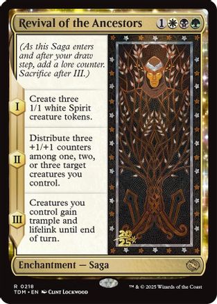 Image of Revival of the Ancestors [Tarkir: Dragonstorm Prerelease Promos]