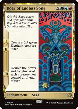 Image of Roar of Endless Song [Tarkir: Dragonstorm Prerelease Promos]