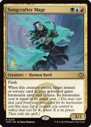 Image of Songcrafter Mage [Tarkir: Dragonstorm Prerelease Promos]