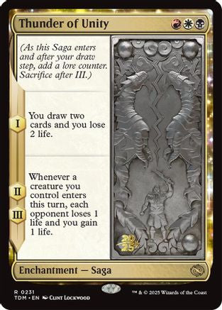 Image of Thunder of Unity [Tarkir: Dragonstorm Prerelease Promos]