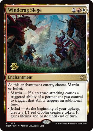 Image of Windcrag Siege [Tarkir: Dragonstorm Prerelease Promos]