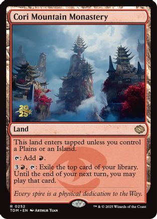 Image of Cori Mountain Monastery [Tarkir: Dragonstorm Prerelease Promos]