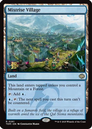 Image of Mistrise Village [Tarkir: Dragonstorm Prerelease Promos]