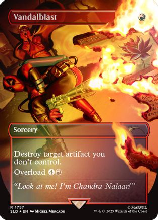 Image of Vandalblast (1757) (Rainbow Foil) [Secret Lair Drop Series]
