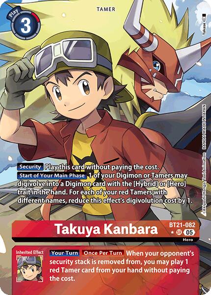 Image of Takuya Kanbara [BT21-082] (Alternate Art) [World Convergence]