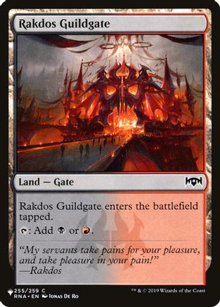 Image of Rakdos Guildgate [The List]