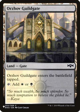 Image of Orzhov Guildgate [The List]
