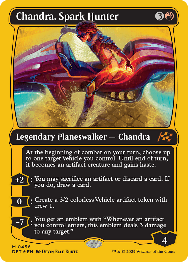 Image of Chandra, Spark Hunter (First-Place Foil) [Aetherdrift]