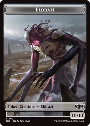 Image of Eldrazi // Citizen Double-Sided Token [Tarkir: Dragonstorm Commander Tokens]