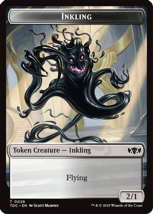 Image of Inkling // Insect (0023) Double-Sided Token [Tarkir: Dragonstorm Commander Tokens]