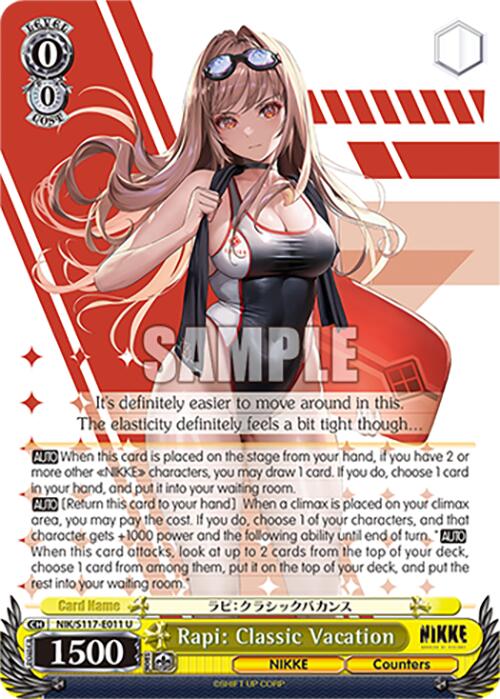 Image of Rapi: Classic Vacation (NIK/S117-E011 U) [GODDESS OF VICTORY: NIKKE]