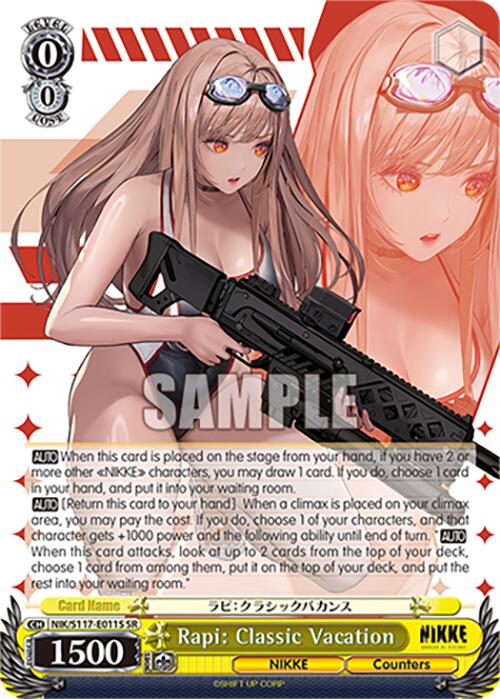 Image of Rapi: Classic Vacation (NIK/S117-E011S SR) [GODDESS OF VICTORY: NIKKE]