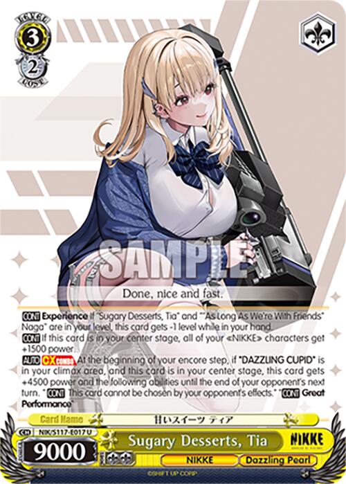 Image of Sugary Desserts, Tia (NIK/S117-E017 U) [GODDESS OF VICTORY: NIKKE]