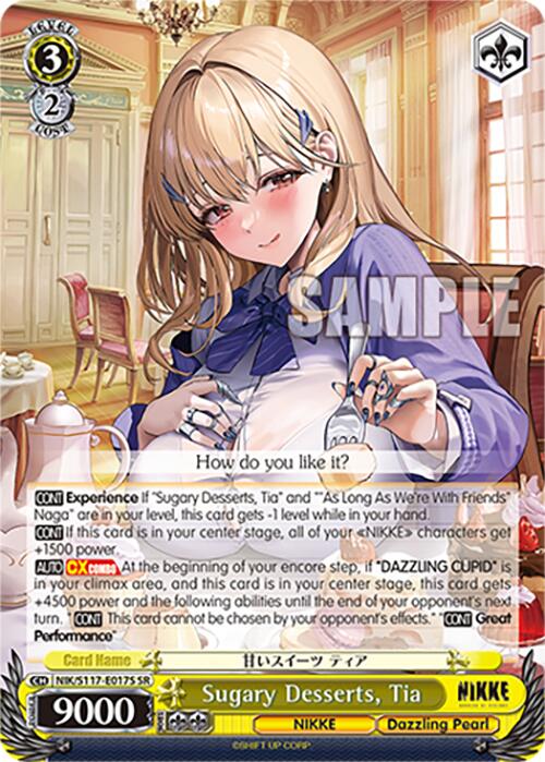 Image of Sugary Desserts, Tia (NIK/S117-E017S SR) [GODDESS OF VICTORY: NIKKE]